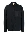 Ten C Button-up Cotton Jacket In Black