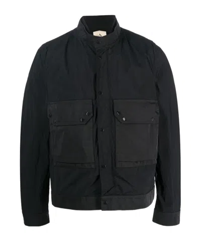 Ten C Long-sleeved Pilot Jacket In Black