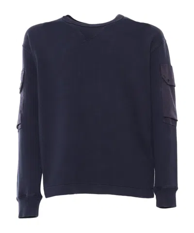 TEN C TEN C LONG SLEEVED CREWNECK SWEATSHIRT
