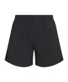Ten C Black Stretch Shorts In Black