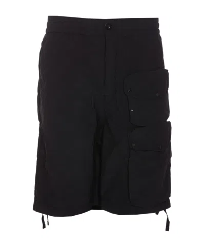 Ten C Loose Waist Shorts In Black