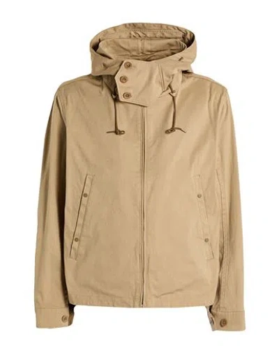 Ten C Man Jacket Beige Size 44 Polyester, Polyamide In Brown