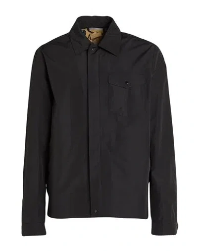Ten C Man Jacket Black Size 40 Polyamide, Cotton