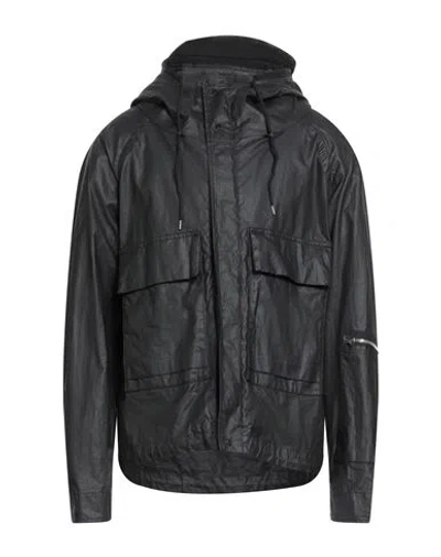 Ten C Man Jacket Black Size 44 Linen, Polyester, Polyamide