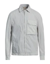 Ten C Man Jacket Light Grey Size 40 Polyamide, Polyester
