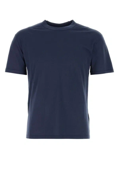 Ten C Man Navy Blue Cotton T-shirt