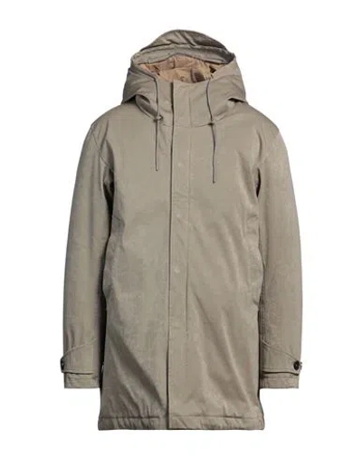 Ten C Man Puffer Khaki Size 42 Polyester, Polyamide In Beige