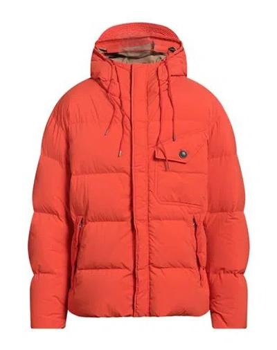 Ten C Man Puffer Rust Size 42 Polyamide In Red