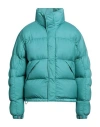 Ten C Man Puffer Turquoise Size 40 Polyamide In Blue
