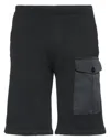 Ten C Man Shorts & Bermuda Shorts Black Size Xl Cotton