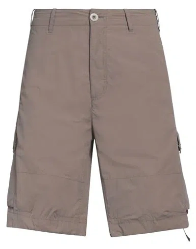 Ten C Man Shorts & Bermuda Shorts Grey Size 30 Polyamide, Cotton