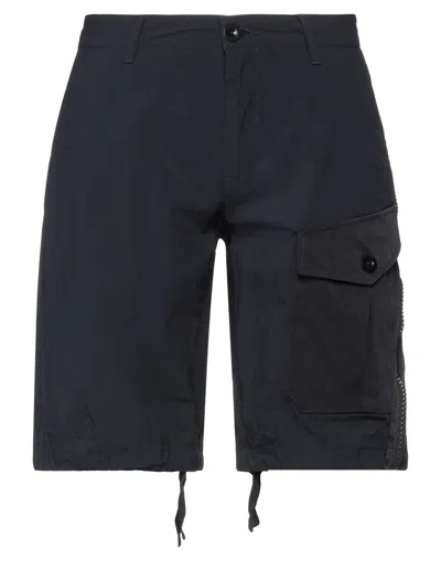 Ten C Man Shorts & Bermuda Shorts Midnight Blue Size 36 Polyamide, Polyester