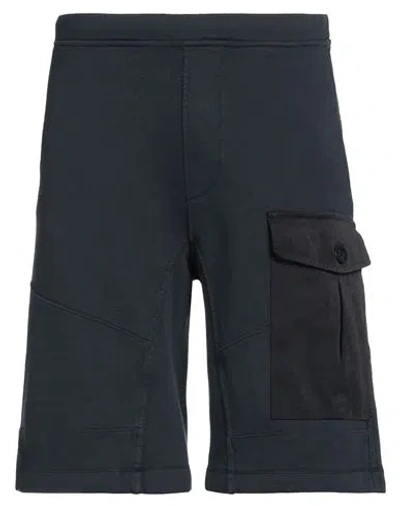 TEN C TEN C MAN SHORTS & BERMUDA SHORTS MIDNIGHT BLUE SIZE M COTTON