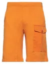 Ten C Orange Solid Shorts In Orange