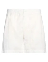 Ten C Man Shorts & Bermuda Shorts White Size 32 Polyamide, Cotton In White