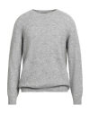 Ten C Man Sweater Grey Size 40 Polyamide, Wool, Alpaca Wool, Elastane In Gray