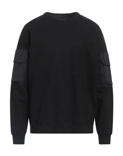 Ten C Man Sweatshirt Black Size Xl Cotton, Polyester, Polyamide