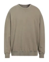 Ten C Man Sweatshirt Khaki Size Xxl Cotton In Multi