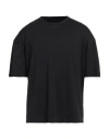 Ten C Man T-shirt Black Size M Cotton In Black