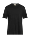 Ten C Man T-shirt Black Size Xl Cotton In Black