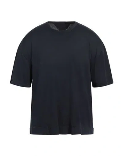 Ten C Man T-shirt Midnight Blue Size M Cotton