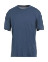 Ten C Man T-shirt Navy Blue Size Xxl Cotton