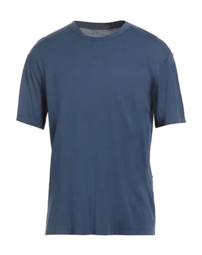 Ten C Man T-shirt Navy Blue Size Xxl Cotton In Navy Blue