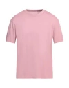 Ten C Logo-patch Cotton T-shirt In Pink