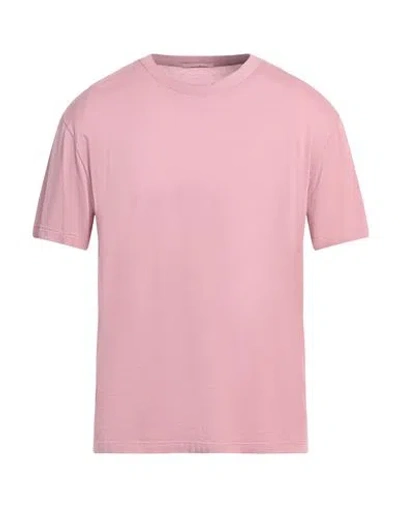 Ten C Logo-patch Cotton T-shirt In Pink