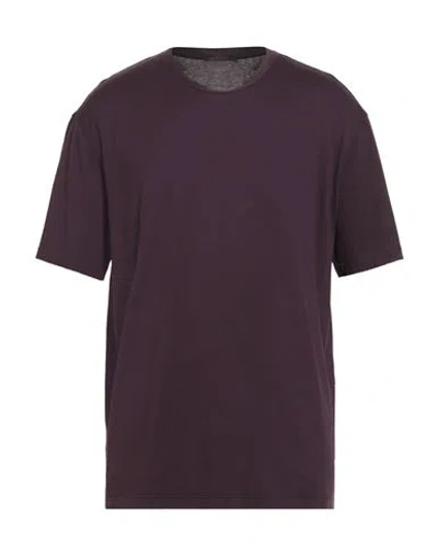 Ten C Man T-shirt Plum Size Xl Cotton In Brown