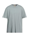 Ten C Man T-shirt Sage Green Size Xxl Cotton In Sage Green