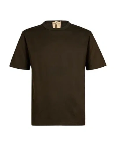 Ten C Man T-shirt Khaki Size L Cotton In Brown