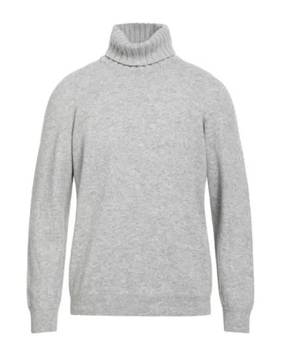 Ten C Man Turtleneck Light Grey Size 40 Virgin Wool In Gray