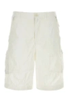 Ten C Bermuda Shorts Nylon Belt Loops In White