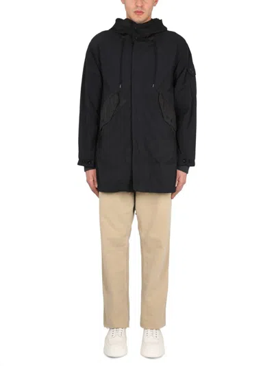 Ten C Mid Layer Jacket In Black