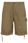 Ten C Military Green Shorts In Brown