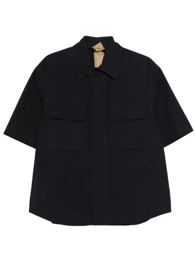 Ten C Mini Premium Casual Shirt For Men In Black