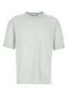 Ten C Crew Neck Plain Design Short Sleeves T-shirt In Green