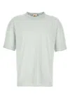 Ten C Crew Neck Plain Design Short Sleeves T-shirt In Grigiomicrichip