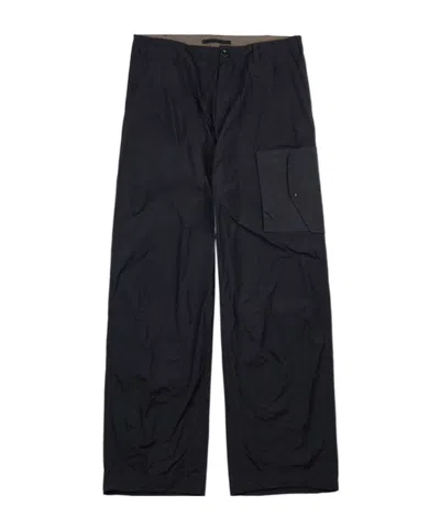 Ten C Multi-pocket Casual Pants In Black