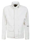 Ten C Multi-pocket Linen Jacket In White