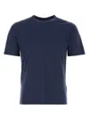 Ten C Man Navy Blue Cotton T-shirt In Blue