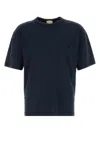 Ten C Navy Blue Cotton T-shirt In Blue
