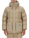 Ten C Tempest Combo Jacket In Beige
