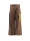 Ten C Nylon Blend Trouser With All-over Print