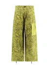 TEN C NYLON BLEND TROUSER WITH ALL-OVER PRINT