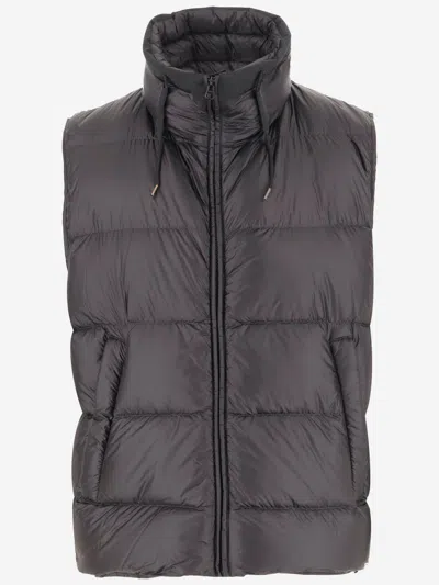 Ten C Nylon Smaicato Down Jacket In Black