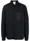 Ten C Button-up Cotton Jacket In Black