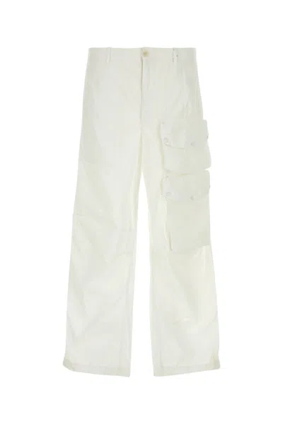 TEN C TEN C WHITE NYLON CARGO PANT