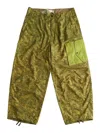 Ten C Awake Ny Cargo Pants With Wide Leg In Green